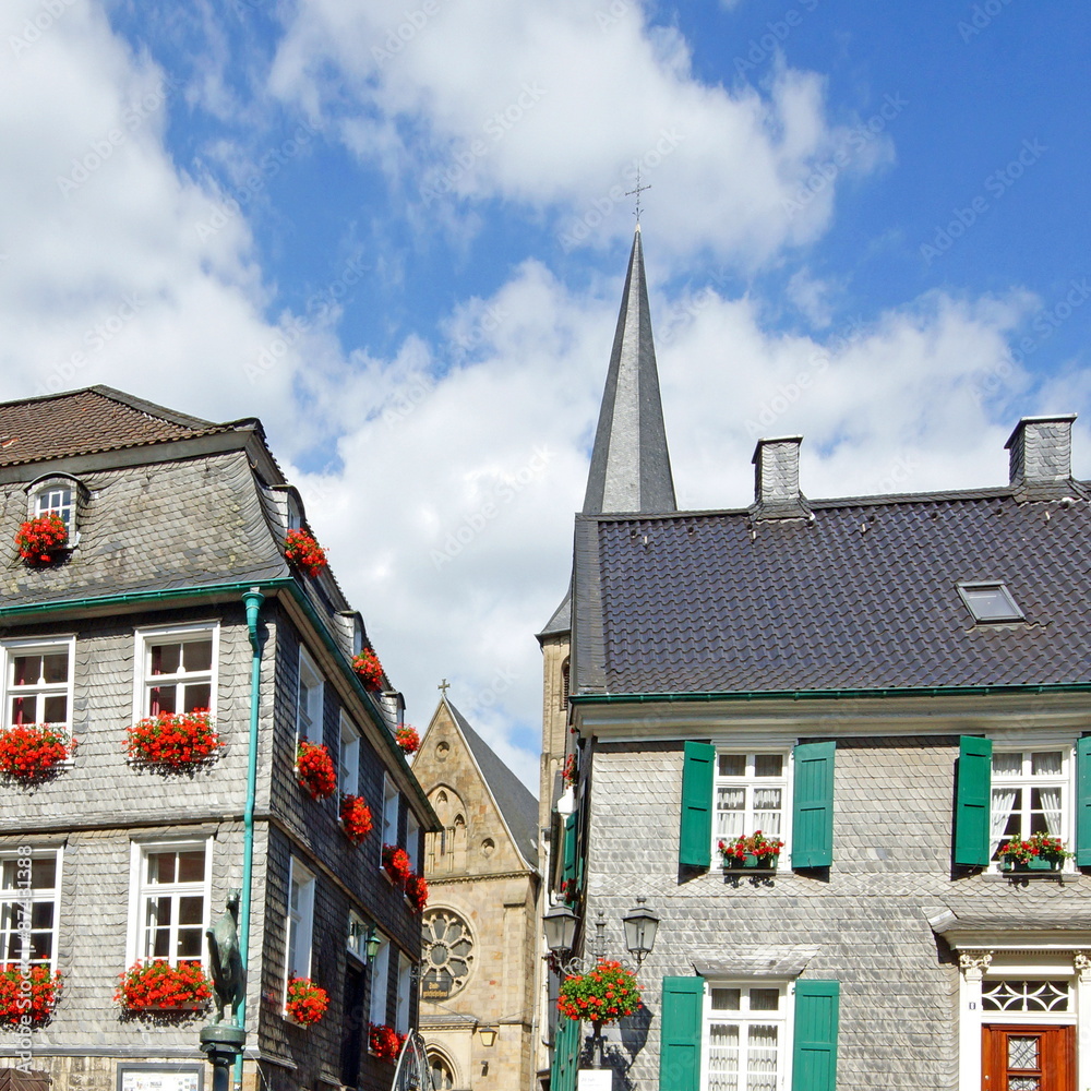 Obraz premium Altstadt von METTMANN ( bei Düsseldorf )