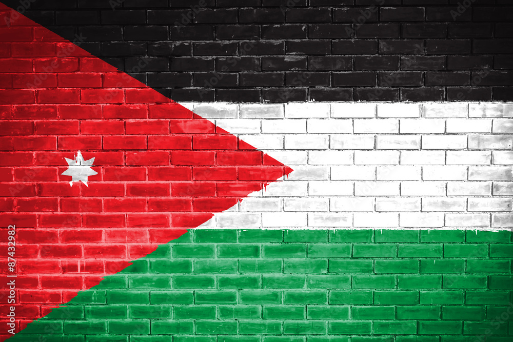 jordan  flag,wall texture background