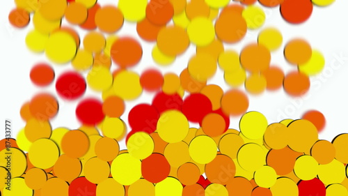 Colored balls balls. Alpha matte