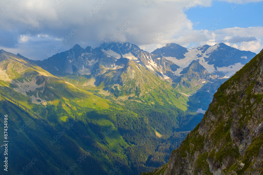 beautiful mountain scene