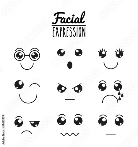 fun expression facial