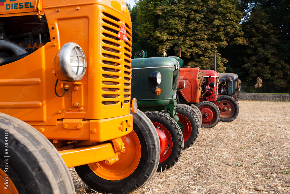 Fototapeta premium Old tractors