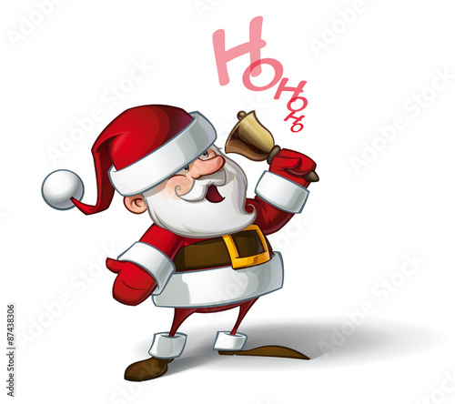Smilling Santa - Ho Ho Ho.