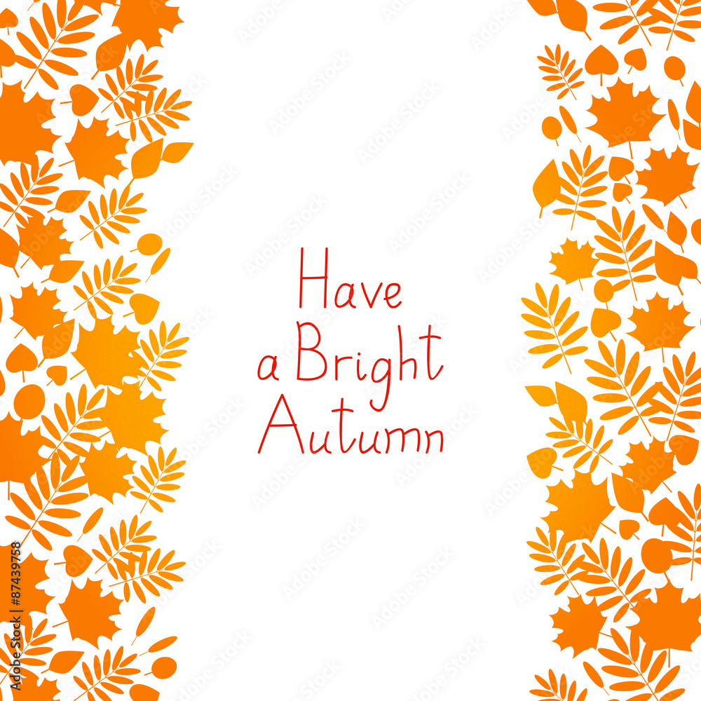 Autumn background for Your design Autumn background for Your design