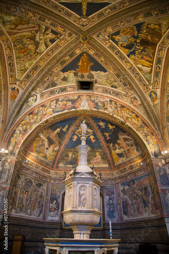 Siena Cathedral in Tuscany  Italy