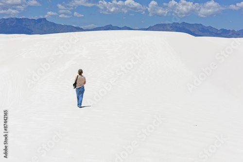 Hiking At White Sands