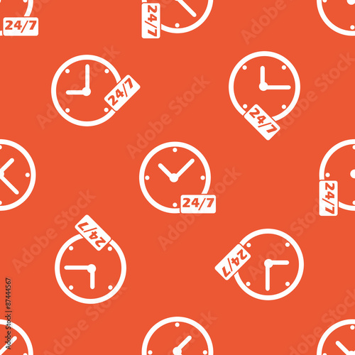 Orange overnight daily workhours pattern