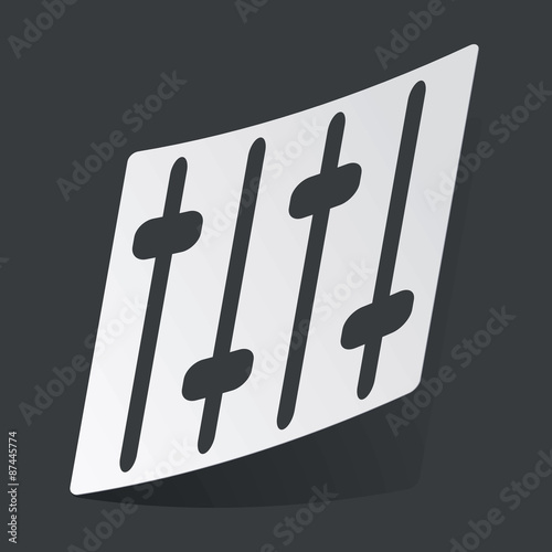 Monochrome faders sticker