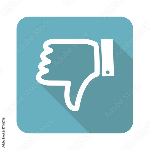 Square dislike icon