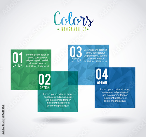 colors infographics