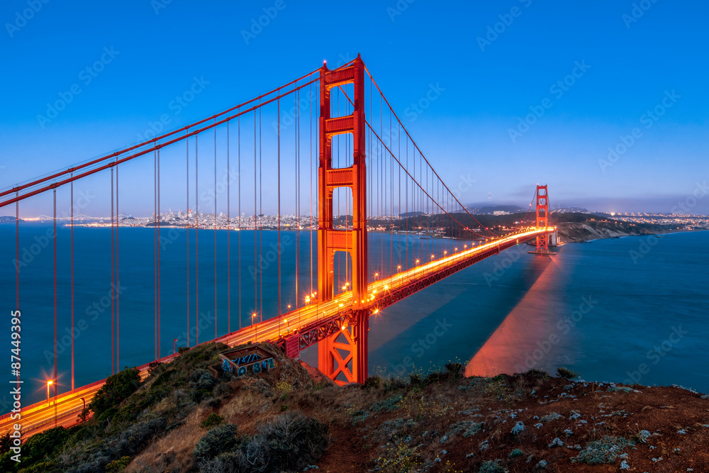 Obraz premium Golden Gate Bridge in San Francisco Kalifornien