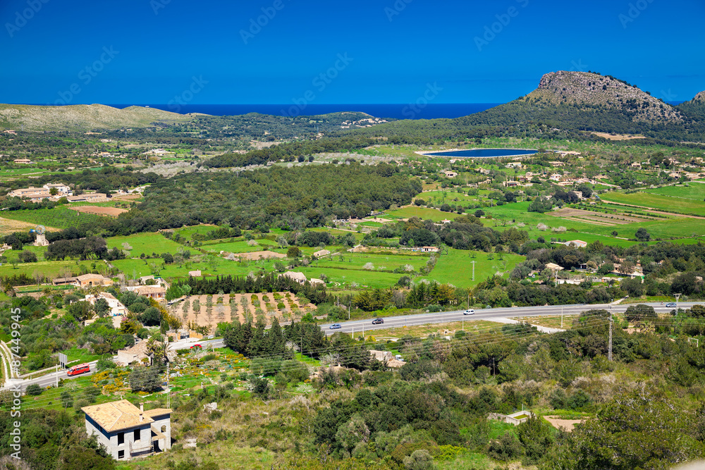 valley at the north part of Majorca