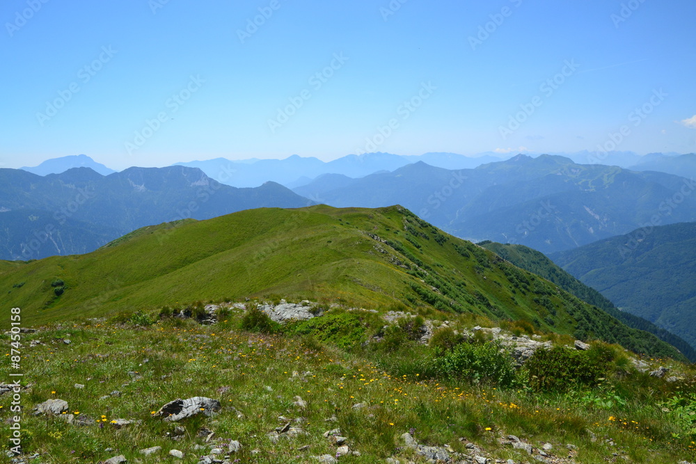 Panorama dalla cime m.te Paularo