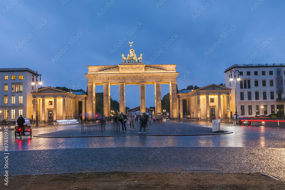 Brama Brandenburska, Brandenburger Tor, Berlin Brama Brandenburska, Brandenburger Tor, Berlin