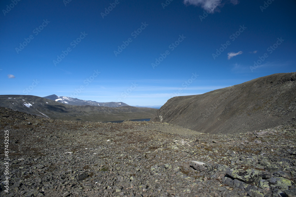 Besseggen Ridge in Jotunheimen National Park, Norway