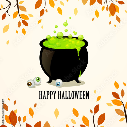 Vector Illustration of a Halloween Design