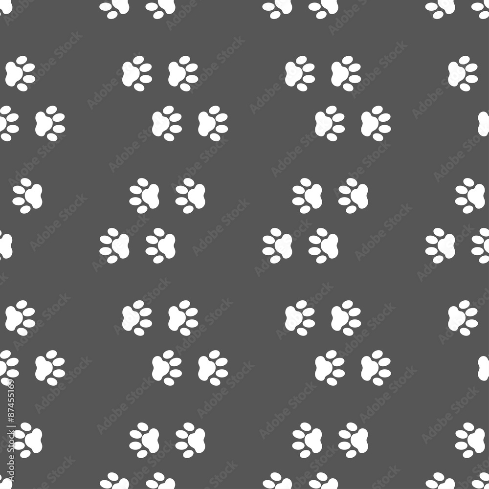 seamless pattern with paw print seamless pattern with paw print
