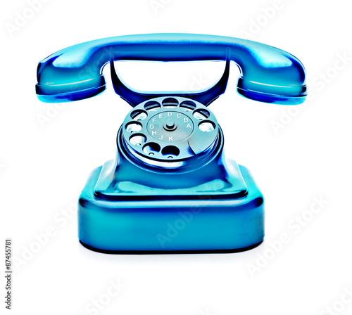 Blaues Telefon