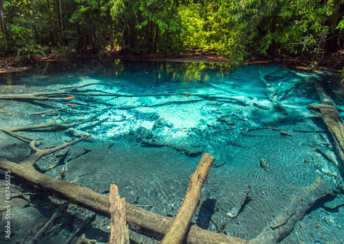 Fototapeta Naklejka Na Ścianę i Meble -  Emerald Pool & Blue Pool