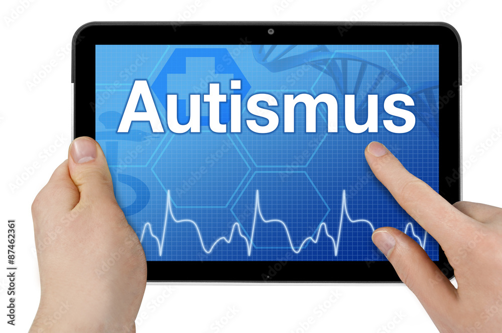 Tablet mit Touchscreen und Interface mit Autismus Tablet mit Touchscreen und Interface mit Autismus