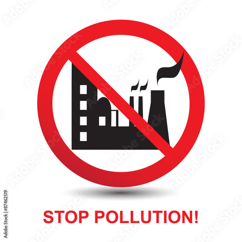 Stop Pollution Icon
