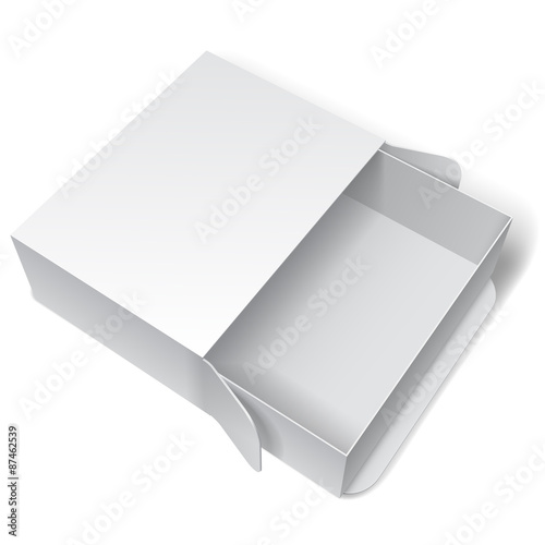 Blank White Package Box