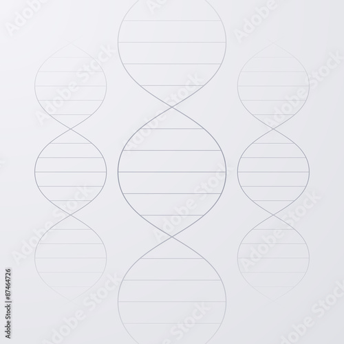 Vector illustration of a DNA molecule