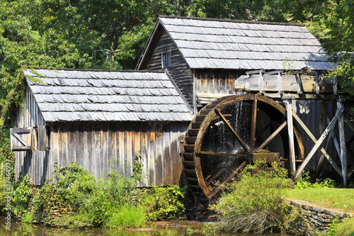 Mabry Mill on the Blue Ridge Parkway in Late Summer