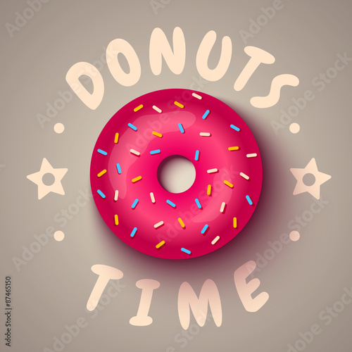 Pink donut
