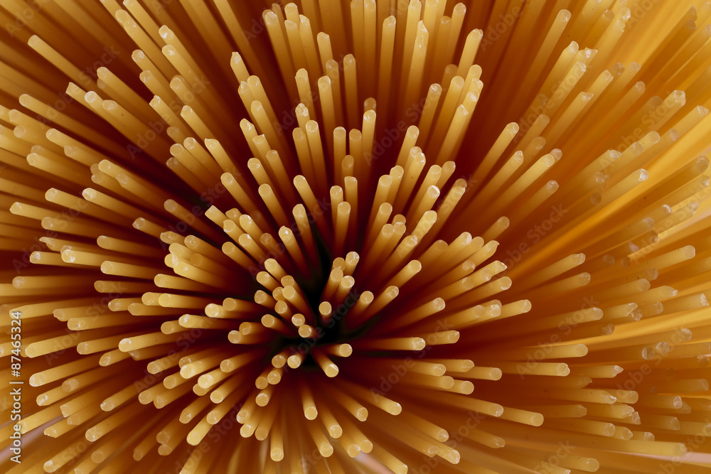 Raw spagetti ready for cooking, abstract photo Raw spagetti ready for cooking, abstract photo