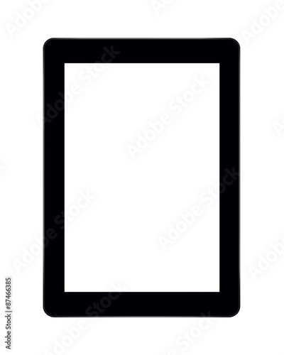 Tablet computer with blank screen