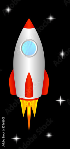 Space rocket.