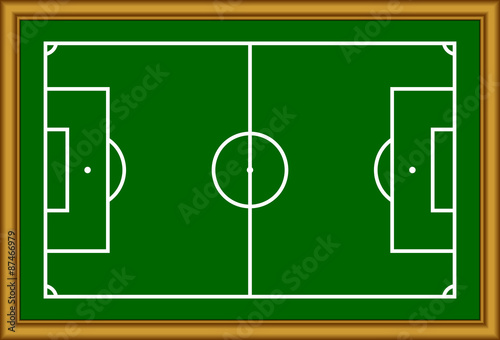 The soccer field scheme.