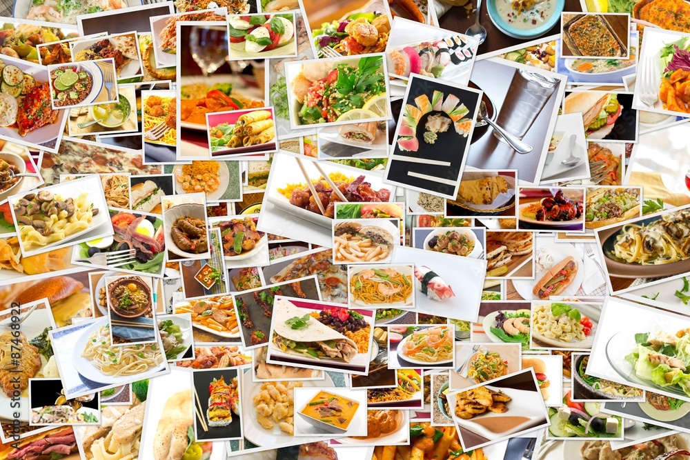 World Cuisine Collage World Cuisine Collage
