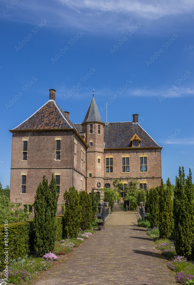 Naklejka premium Front of the castle of Vorden in Gelderland
