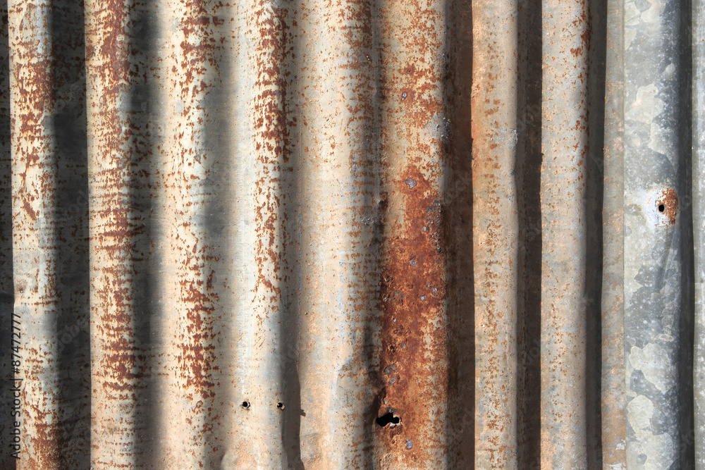Old and rusty damaged galvanized iron texture. Old and rusty damaged galvanized iron texture.