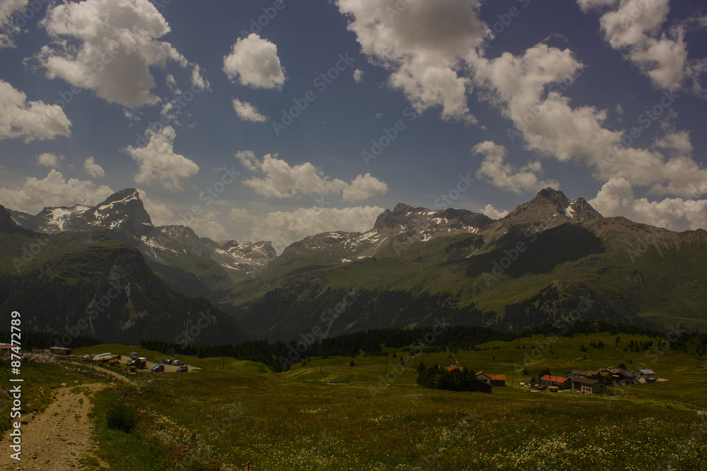 Alp Flix – Wandern in den Alpen Stock Photo | Adobe Stock