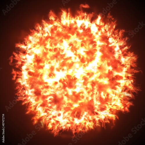 Obraz na plátně Sun fireball