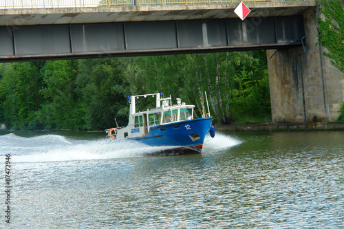Boat of police