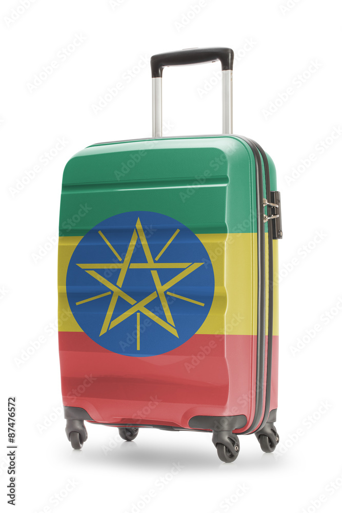 Suitcase with national flag on it - Ethiopia Suitcase with national flag on it - Ethiopia