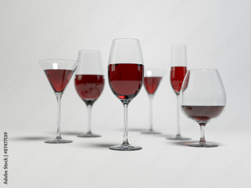 red wine in glasses red wine in glasses