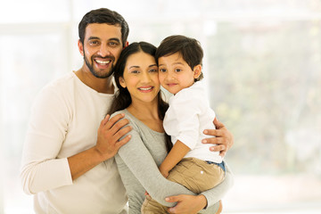 indian family of three