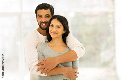 indian couple hugging