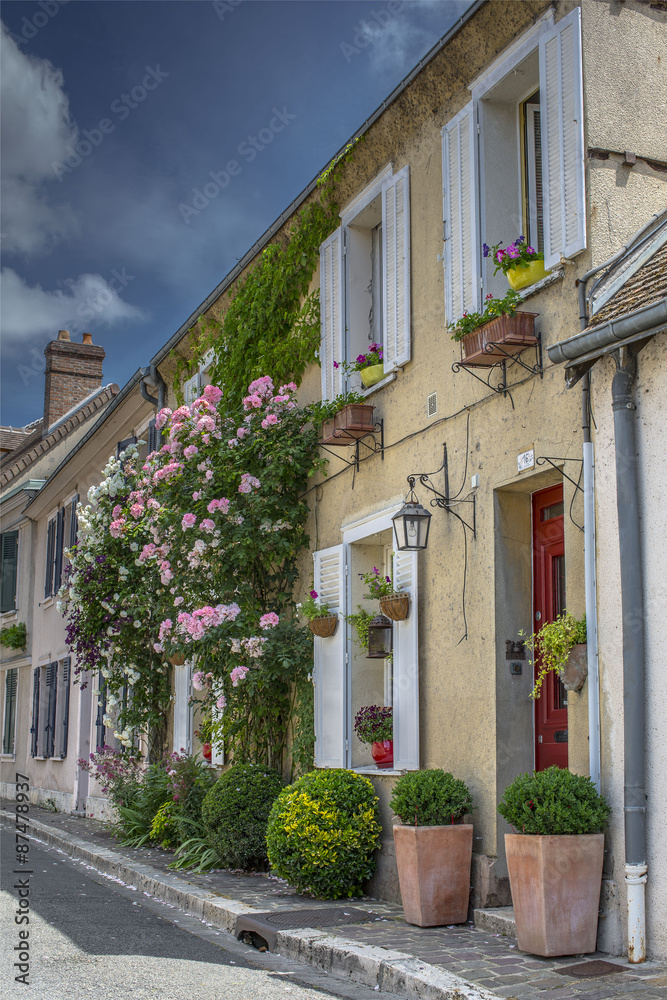 Chartres - maison fleurie