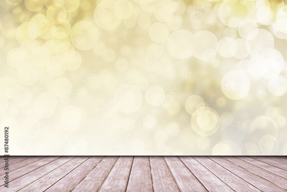Empty perspective old wooden over blurred beautiful with bokeh background, for product display montage Empty perspective old wooden over blurred beautiful with bokeh background, for product display montage