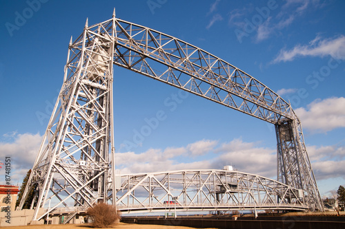 Aerial Lift Bridge Duluth Harbor Lake Superior Minnesota Wiscons