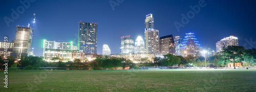 Downtown Austin Texas Skyline View Zilker Metropolitan Park photo