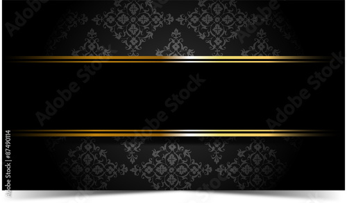 Premium card with vintage elements