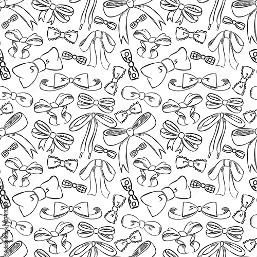 ribbon seamless pattern