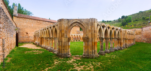 Gothic ruined cloister of San Juan de Duero
